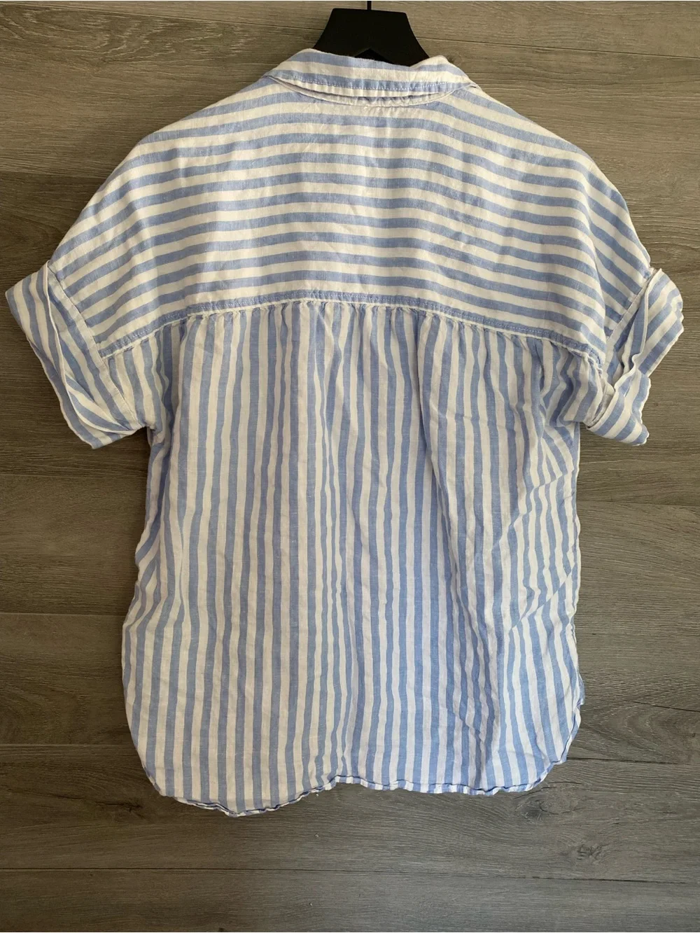 J. Crew Irish Linen Baird McNutt Striped Top